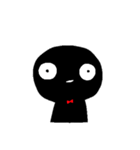 黒いヒト（個別スタンプ：37）