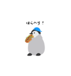 おなかいっぱい食べたいペンギン（個別スタンプ：3）