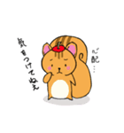 ももわんとりすっぷる普段使えるスタンプ（個別スタンプ：20）