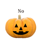 かぼちゃ ハロウィン と 英語 English（個別スタンプ：14）