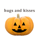 かぼちゃ ハロウィン と 英語 English（個別スタンプ：28）