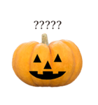 かぼちゃ ハロウィン と 英語 English（個別スタンプ：30）