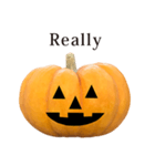 かぼちゃ ハロウィン と 英語 English（個別スタンプ：39）