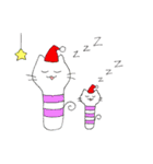 チンアナゴ風のねこ（個別スタンプ：1）
