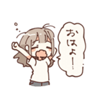 ふわふわツインテールちゃんの日常会話（個別スタンプ：1）