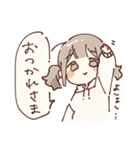 ふわふわツインテールちゃんの日常会話（個別スタンプ：3）
