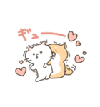 ゆるいぬねこのスタンプ（個別スタンプ：40）