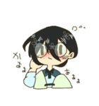 蒼染さん家とふたばちゃん（個別スタンプ：7）