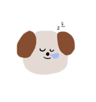 シンプルでかわいい犬（個別スタンプ：4）