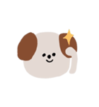 シンプルでかわいい犬（個別スタンプ：7）