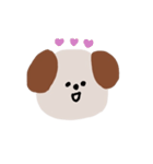 シンプルでかわいい犬（個別スタンプ：8）