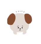 シンプルでかわいい犬（個別スタンプ：9）