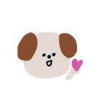 シンプルでかわいい犬（個別スタンプ：15）
