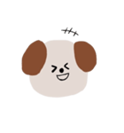 シンプルでかわいい犬（個別スタンプ：21）