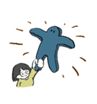 りさちゃんが何かつくるようですよ？（個別スタンプ：2）