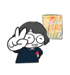 りさちゃんが何かつくるようですよ？（個別スタンプ：9）