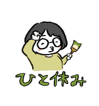 りさちゃんが何かつくるようですよ？（個別スタンプ：22）