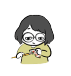 りさちゃんが何かつくるようですよ？（個別スタンプ：27）