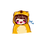 着ぐるみ彼女（個別スタンプ：7）