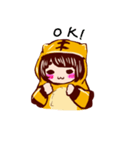 着ぐるみ彼女（個別スタンプ：8）