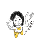 ポーズ女子（個別スタンプ：6）
