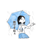 ポーズ女子（個別スタンプ：7）