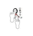 ポーズ女子（個別スタンプ：8）