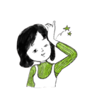 ポーズ女子（個別スタンプ：29）
