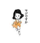 ポーズ女子（個別スタンプ：35）