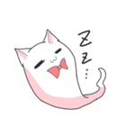 リボンが好きなおばけねこ（個別スタンプ：6）