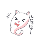 リボンが好きなおばけねこ（個別スタンプ：9）