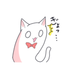 リボンが好きなおばけねこ（個別スタンプ：15）