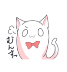 リボンが好きなおばけねこ（個別スタンプ：16）