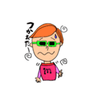 カラフルめがねちゃん（個別スタンプ：2）