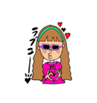 カラフルめがねちゃん（個別スタンプ：5）