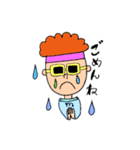 カラフルめがねちゃん（個別スタンプ：8）