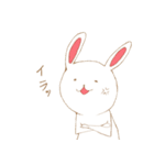 ゆるゆるなうさぎ。（個別スタンプ：1）