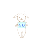 ゆるゆるなうさぎ。（個別スタンプ：3）