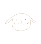 ゆるゆるなうさぎ。（個別スタンプ：11）