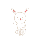 ゆるゆるなうさぎ。（個別スタンプ：17）