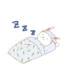 ゆるゆるなうさぎ。（個別スタンプ：24）