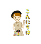 かわいいカメラマンスタンプ（個別スタンプ：2）