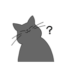まるいねこ（グレー）（個別スタンプ：18）