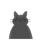 まるいねこ（グレー）（個別スタンプ：26）