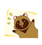 ふわふわたぬき2（個別スタンプ：1）
