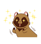 ふわふわたぬき2（個別スタンプ：3）