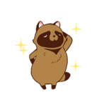 ふわふわたぬき2（個別スタンプ：10）