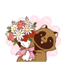 ふわふわたぬき2（個別スタンプ：24）