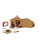 ふわふわたぬき2（個別スタンプ：34）
