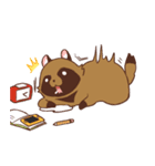 ふわふわたぬき2（個別スタンプ：35）